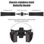 ANCOOL Compatible with Fenix 5X Bands Titanium Alloy Easy Adjustment 26mm Width Watch Band Replacement for Fenix 6X/ Fenix 6X Pro/ Fenix 5X/ Fenix 5X Plus/ Fenix 3/ Fenix 3HR Smartwatches - Black
