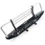 KYX Racing Alloy Front Bumper with LED Lights Upgrades Parts Accessories for RC Crawler Car Traxxas TRX4 TRX-4 Redcat Gen8 Scout II