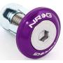 NRG Innovations FW-100PP 10PCs 20MM Wide Fender Washer + Bolt Kit (Rivets for Metal, Purple Washer, Silver Bolt)