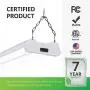 Sunco Lighting 10 Pack LED Utility Shop Light, 4 FT, Linkable Integrated Fixture, 40W=260W, 5000K Daylight, 4100 LM, Frosted Lens, Surface/Suspension Mount, Pull Chain, Garage - ETL, Energy Star