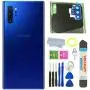 BSDTECH Galaxy Note 10 Plus Back Glass Cover Housing Door with Tape Parts Replacement for Samsung Galaxy Note10+ Note10 Plus 5G (Blue)