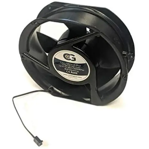 Coolerguys 7'' (172mm x 152mm x 51mm) 12v Waterproof Fan Coolerguys 7'' (172mm x 152mm x 51mm) 12v Waterproof Fan