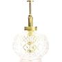 Purism Style Plant Mister- Clear Color Glass Bottle & Brass Sprayer (Matt Gold)
