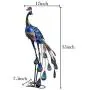 TERESAS COLLECTIONS 35 inch Metal Peacock Decor Garden Statues and Sculptures, Garden Art Sculptures Standing Indoor Outdoor for Backyard Porch Patio Lawn Decorations TERESAS COLLECTIONS 35 inch Metal Peacock Decor Garden Statues and Sculptures, Garden Art Sculptures Standing Indoor Outdoor for Backyard Porch Patio Lawn Decorations