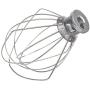 6-Wire Whip Attachment Fits KitchenAid Tilt-Head Stand Mixer Replace K45WW, Stainless Steel, Egg Heavy Cream Beater, Cakes Mayonnaise Whisk