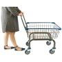 Cart&Supply Heavy Duty Household & Commercial Charcoal Grey Cart with U- Handle (Blue)
