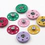 YAIKOAI 50 Sets Sew-on Snap Buttons Metal Snaps Fastener Button Sewing Press Buttons for Clothing, Coats, Jackets, Sweaters, Cardigan, Shawls, Pants, Crafts, Gold