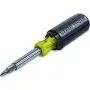 Klein Tools 32500 Multi-Bit Screwdriver/Nut Driver 11-in-1 Multi Tool, 8 Industrial Strength Bits Klein Tools 32500 Multi-Bit Screwdriver/Nut Driver 11-in-1 Multi Tool, 8 Industrial Strength Bits