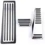 For VOLVO XC60 Accessories 2018-2020 Aluminum Automatic Transmission Non-Slip Metal Rubber Fuel Brake Foot Car Gas Pedal Cover Set Kit 3pcs For VOLVO XC60 Accessories 2018-2020 Aluminum Automatic Transmission Non-Slip Metal Rubber Fuel Brake Foot Car Gas Pedal Cover Set Kit 3pcs