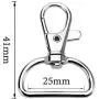 LABOTA 60Pcs Keychain Bulk with Key Chain Swivel Hooks D Rings and Slide Buckles for Handbag Purse Lanyard and Sewing Projects LABOTA 60Pcs Keychain Bulk with Key Chain Swivel Hooks D Rings and Slide Buckles for Handbag Purse Lanyard and Sewing Projects