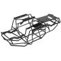 Qiterr RC Car Frame, Black Metal Roll Cage Chassis Frame for SCX10II AX90046 1/10 Scale RC Car