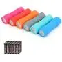 EverBrite 9-LED Flashlight 6-pack Impact Handheld Torch Assorted Colors with Lanyard 3AAA Battery Included (Hurricane Supplies, Camping, Hiking, Emergency, Hunting)