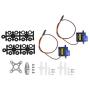 A2217 1250KV Brushless Motor+with 40A ESC Set SG90 9G Micro Servo 8060 Propeller for RC Plane RC Airplane Parts RC Airplane Accessories (#1)