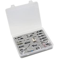 Professional Domestic 42pcs Sewing Machine Sewing Foot Presser Foot Presser Feet Set with Plastic Storage Box for Brother, Singer, Babylock, Janome and Kenmore Low Shank Sewing Machines