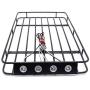 LCX Racing 1/10th RC Crawler Car Metal Roll Cage Luggage Tray Roof Rack for Axial SCX10 II 90046 TRX4 Redcat Gen8 Scout II, Upgrades Parts Accessories