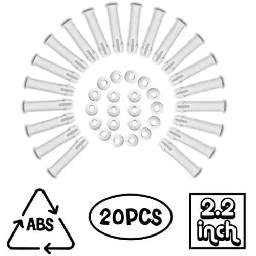 changsha 20 PCS Plastic Pool Joint Pins & 20 PCS Rubber Seals for Intex-Swimming Pool Replacement Parts Suit for 13-24 Metal Frame Pools and Intex Rectangular Metal Frame Pools(2.16'') changsha 20 PCS Plastic Pool Joint Pins & 20 PCS Rubber Seals for Intex-Swimming Pool Replacement Parts Suit for 13-24 Metal Frame Pools and Intex Rectangular Metal Frame Pools(2.16'')