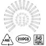 changsha 20 PCS Plastic Pool Joint Pins & 20 PCS Rubber Seals for Intex-Swimming Pool Replacement Parts Suit for 13-24 Metal Frame Pools and Intex Rectangular Metal Frame Pools(2.16'') changsha 20 PCS Plastic Pool Joint Pins & 20 PCS Rubber Seals for Intex-Swimming Pool Replacement Parts Suit for 13-24 Metal Frame Pools and Intex Rectangular Metal Frame Pools(2.16'')