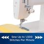 Brother PQ1500SL Sewing and Quilting Machine, Up to 1,500 Stitches Per Minute, Wide Table, 7 Included Feet