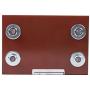 Akron Products Grabber Saddle Plate SP5716 - Size 5-3/8'', Red