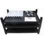 MaxWorks 80774 3-Shelf Utility Plastic Cart with Wheels-225 Lbs Maximum Capacity