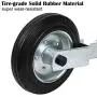 Mofeez Gate Wheel for Metal Swing Gate with 1-5/8'' Thru 2'' Gate Frames, Gate Support Wheel for Chain Link Fence, Prevent Gate from Dragging