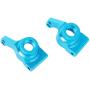 2Pcs RC Rear Carrier, Rear Axle Hub Carrier Metal Toy Car Back Carrier RC Model Parts(Blue)