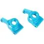 2Pcs RC Rear Carrier, Rear Axle Hub Carrier Metal Toy Car Back Carrier RC Model Parts(Blue)