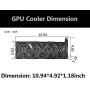 GPU Fan Cooler PCI Slot Fan Triple 92mm 90mm 9025 Graphic Card Fans for Video Card Cooling Fans VGA Cooler