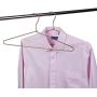 10 Sturdy Cooper Rose-Gold Metal Coat Hangers Heavy Duty Suit Hangers (10)