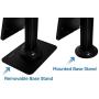 Mount-It! Anti-Theft Tablet Kiosk for iPad | Contact-Less iPad POS Stand | Rotating iPad Kiosk Mount | Locking iPad Tilt Stand for iPad 9.7 (MI-3771B)