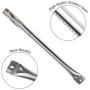 Hisencn Replacement Repair Kit for Master Forge 5 Burner 2518-3, 3218LT, 3218LTN, L3218 Gas Grill Models, BBQ Grill SS Pipe Burners Tube, Heat Shield Tent Plate Parts