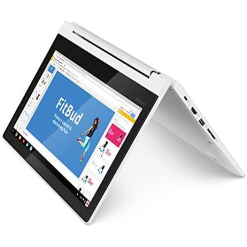 Lenovo Chromebook C330 2-in-1 Convertible Laptop, 11.6-Inch HD (1366 x 768) IPS Display, MediaTek MT8173C Processor, 4GB LPDDR3, 64 GB eMMC, Chrome OS, 81HY0000US, Blizzard White