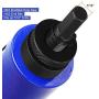 LANIAKEA 1-7/8-Inch Bi-Metal Hole Saw 48MM M42 Annular Hole Cutter HSS Variable Tooth Pitch Holesaw Set with Arbor Blue for Home DIYer