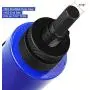 LANIAKEA 1-7/8-Inch Bi-Metal Hole Saw 48MM M42 Annular Hole Cutter HSS Variable Tooth Pitch Holesaw Set with Arbor Blue for Home DIYer