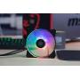 Cooler Master MasterFan MF120R ARGB 120mm Fan with Independently-Controlled ARGB LEDS, Absorbing Rubber Pads, PWM Control for Computer Case, CPU Liquid & Air Cooler