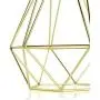 2 Pcs Metal Bulb Guard Cage Lamp Shade - Industrial Ecopower Lighting Antique Holders Iron Wire Golden Diamonds Shape Open Style for Ceiling Fan Light Bulb Covers Pendant Lighting Fixture Wall Lamp