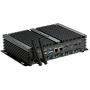Kingdel Powerful Mini Desktop Computer, Fanless Industrial PC, Intel i5 Dual Core CPU, 8GB RAM, 256GB SSD, 2xNICs, 4xUSB 3.0, 4xCOM RS232, HD Port, Metal Case, Windows 10 Pro