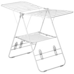 Honey-Can-Do Heavy Duty Gullwing Drying Rack, White Metal