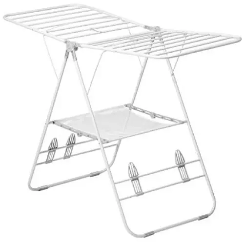 Honey-Can-Do Heavy Duty Gullwing Drying Rack, White Metal Honey-Can-Do Heavy Duty Gullwing Drying Rack, White Metal