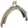 10pcs Dia. 3.3 Inch Brown Retro Metal Purse Coin Bag Frame Kiss Clasp Lock DIY Craft 10pcs Dia. 3.3 Inch Brown Retro Metal Purse Coin Bag Frame Kiss Clasp Lock DIY Craft