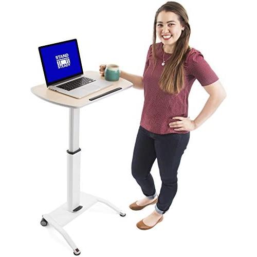 Stand Steady Multifunctional Podium | Lectern | Laptop Stand | Mobile Workstation! Excellent use for classrooms, Offices, and Home!