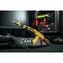 GoatGuns Miniature AK47 Model Gold | 1:3 Scale Die Cast Metal Build Kit GoatGuns Miniature AK47 Model Gold | 1:3 Scale Die Cast Metal Build Kit