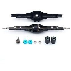 Cinhent Gearbox Rear Gearbox Upgrade Metal Rear Transmission Box Gearbox RC Car Spare Parts Rear Axle Rear Gearbox Accessory Parts for Wltoys 12428-ABC/12423-ABC Car