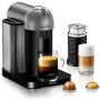 Breville-Nespresso USA BNV250TTN1BUC1 Vertuo Coffee and Espresso Machine, Titan + Aeroccino