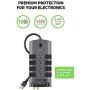 Belkin 12-Outlet Pivot-Plug Power Strip Surge Protector, 8ft Cord(4,320 Joules) Belkin 12-Outlet Pivot-Plug Power Strip Surge Protector, 8ft Cord(4,320 Joules)