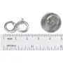 Double Opening Sterling Silver Infinity Figure Eight Lobster Clasp 21mm x 11mm x-Large Double Opening Sterling Silver Infinity Figure Eight Lobster Clasp 21mm x 11mm x-Large