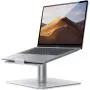 Swivel Laptop Stand, Lamicall Laptop Riser - [360-Rotating] Ergonomic Aluminum Computer Desk Holder Compatible with MacBook, Air, Pro, Dell XPS, HP and More 10'' - 17.3'' Notebook - Sliver