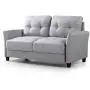 ZINUS Ricardo Loveseat Sofa / Tufted Cushions / Easy, Tool-Free Assembly, Soft Grey ZINUS Ricardo Loveseat Sofa / Tufted Cushions / Easy, Tool-Free Assembly, Soft Grey