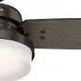 Hunter Sentinel Indoor Ceiling Fan with LED Light and Remote Control, 52'', Premier Bronze