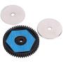 T best RC Car Spur Gear, Metal 56T Spur Gear and 12T Motor Gear RC Replacement Spare Upgrade Parts Accessories for Axial SCX10 RC Car Model